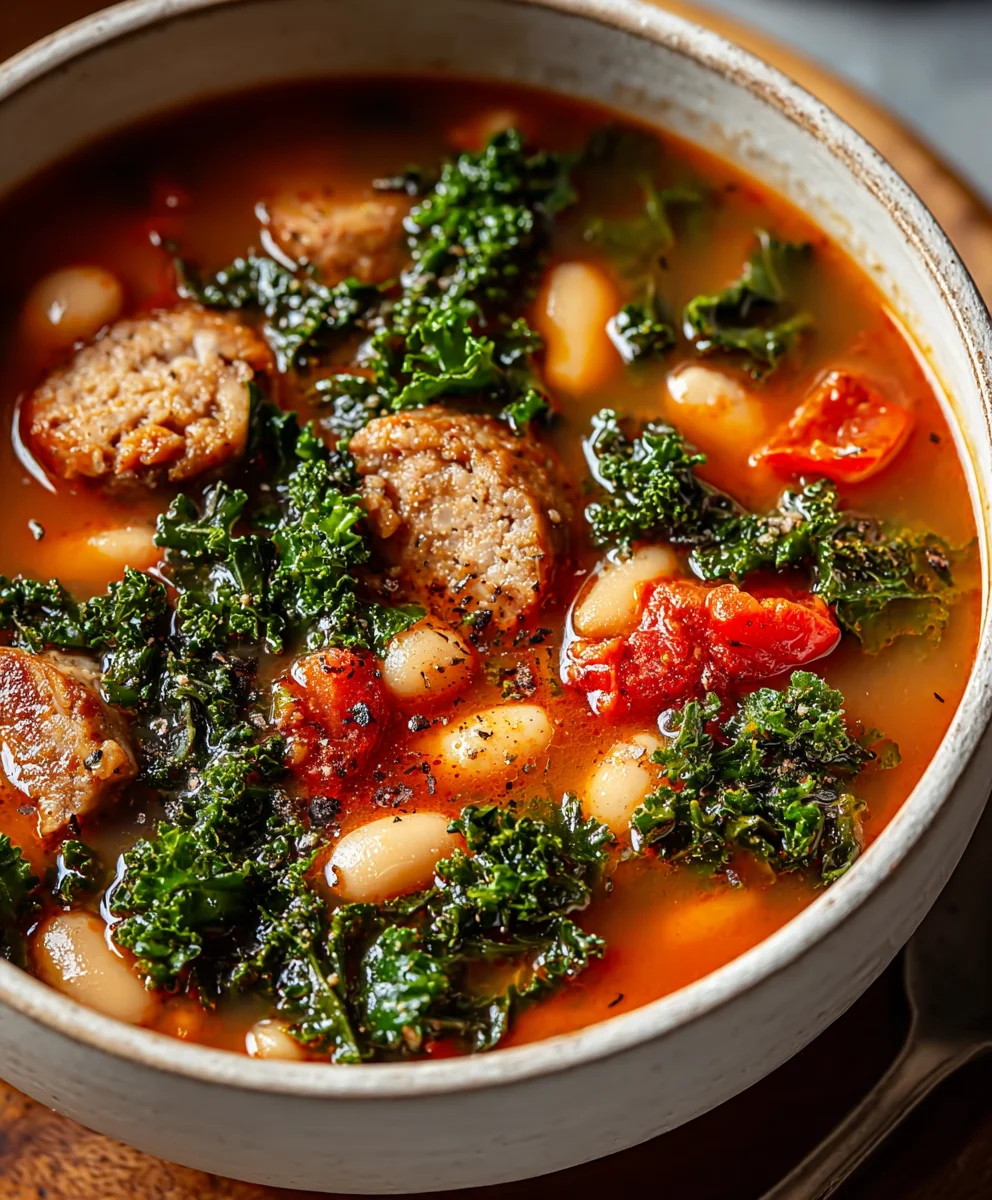Hearty Beef Sausage Non-Alcoholic Ale Soup Recipe