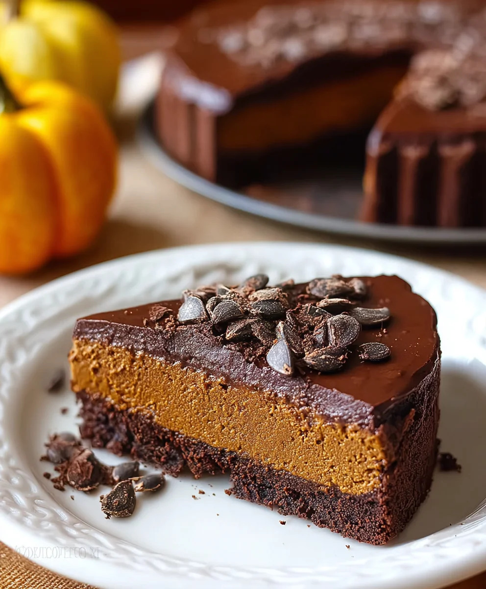 Decadent Gluten-Free Chocolate Pumpkin Torte Recipe