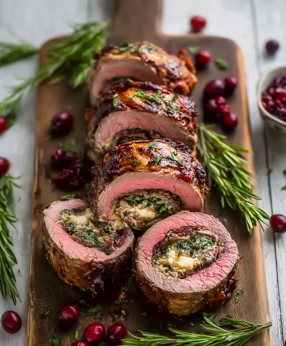 Best Christmas Stuffed Beef Tenderloin: Holiday Feast!