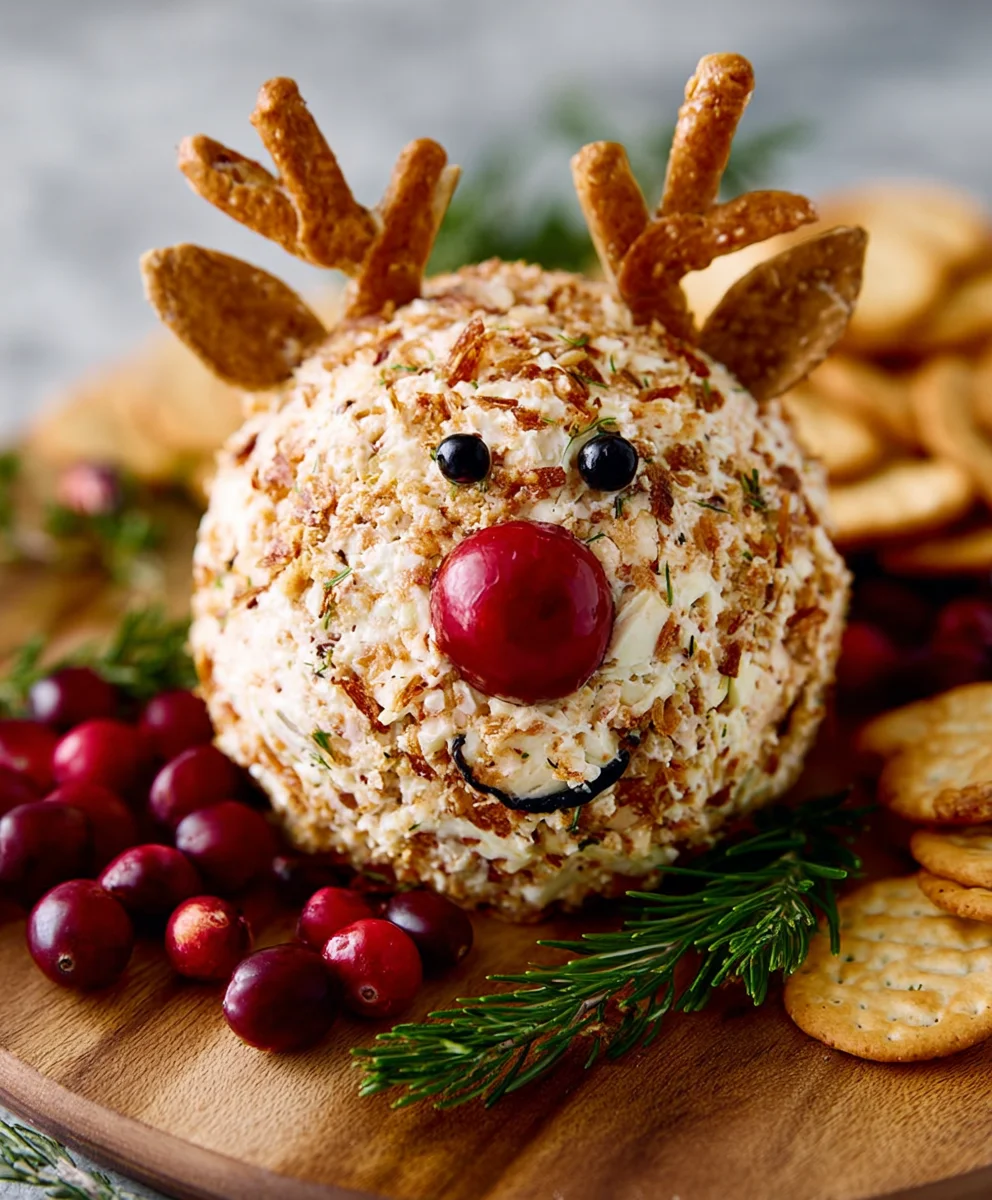 Rudolph Cheese Ball Recipe: Your Go-To Holiday Appetizer