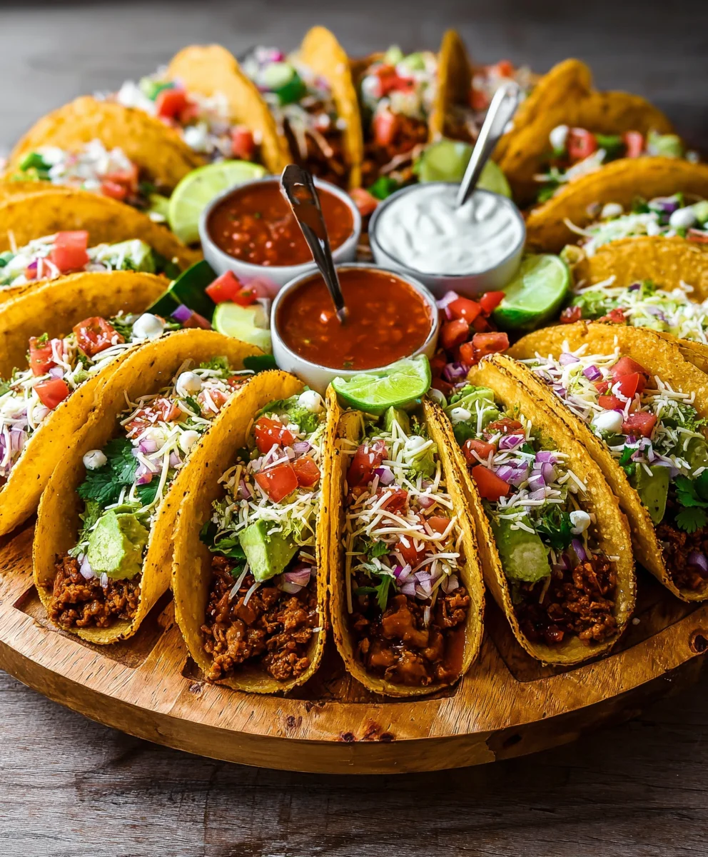 Easy Beef Taco Dinner Board Recipe - Quick & Fun!