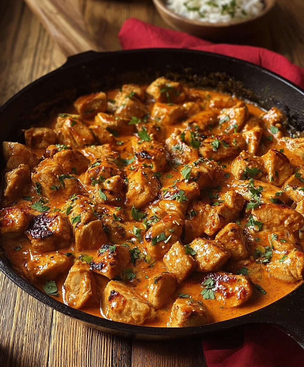 Irresistible Texas Roadhouse Butter Chicken Skillet!