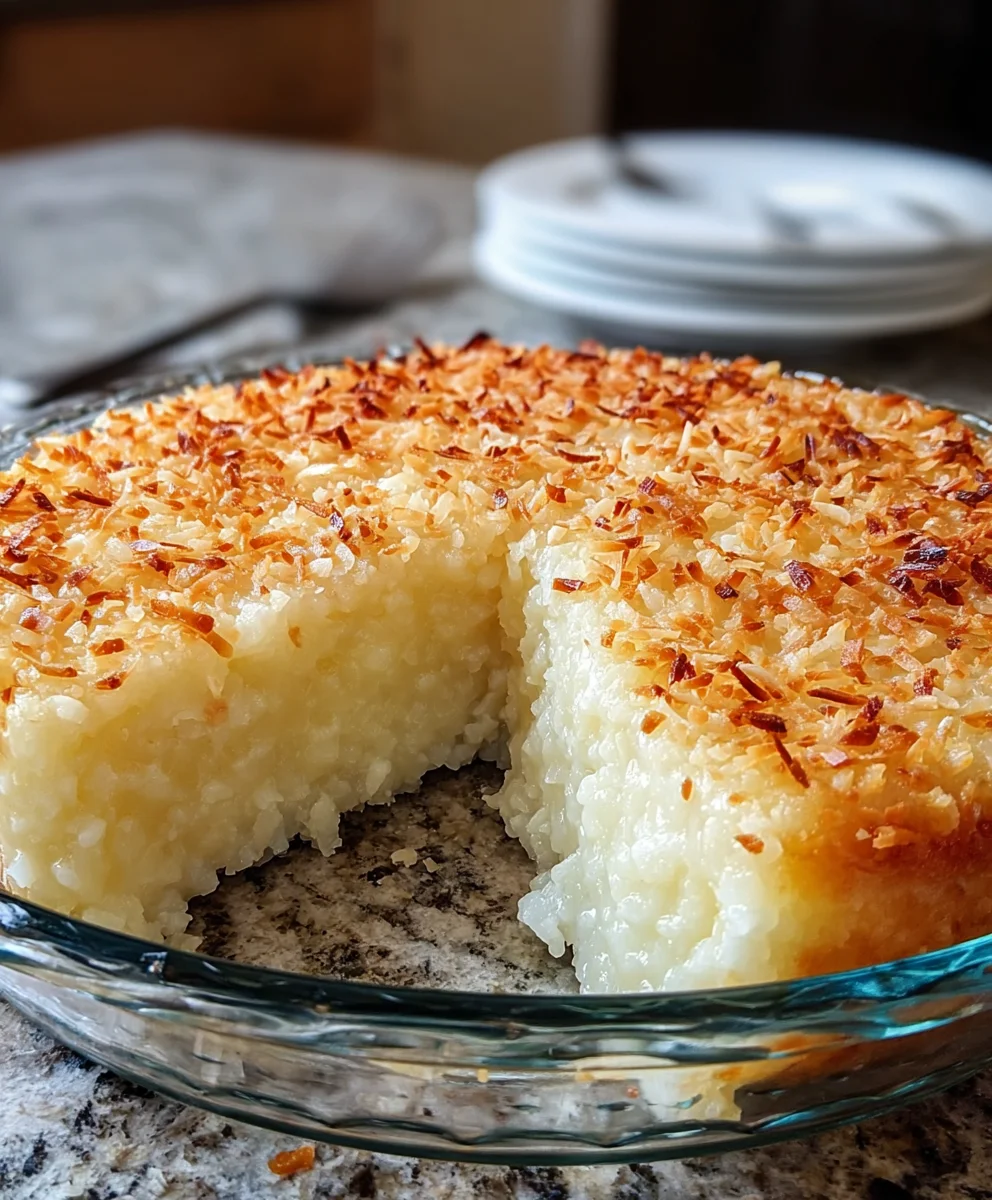 Delicious Crustless Coconut Pie Recipe - Easy & Low Carb