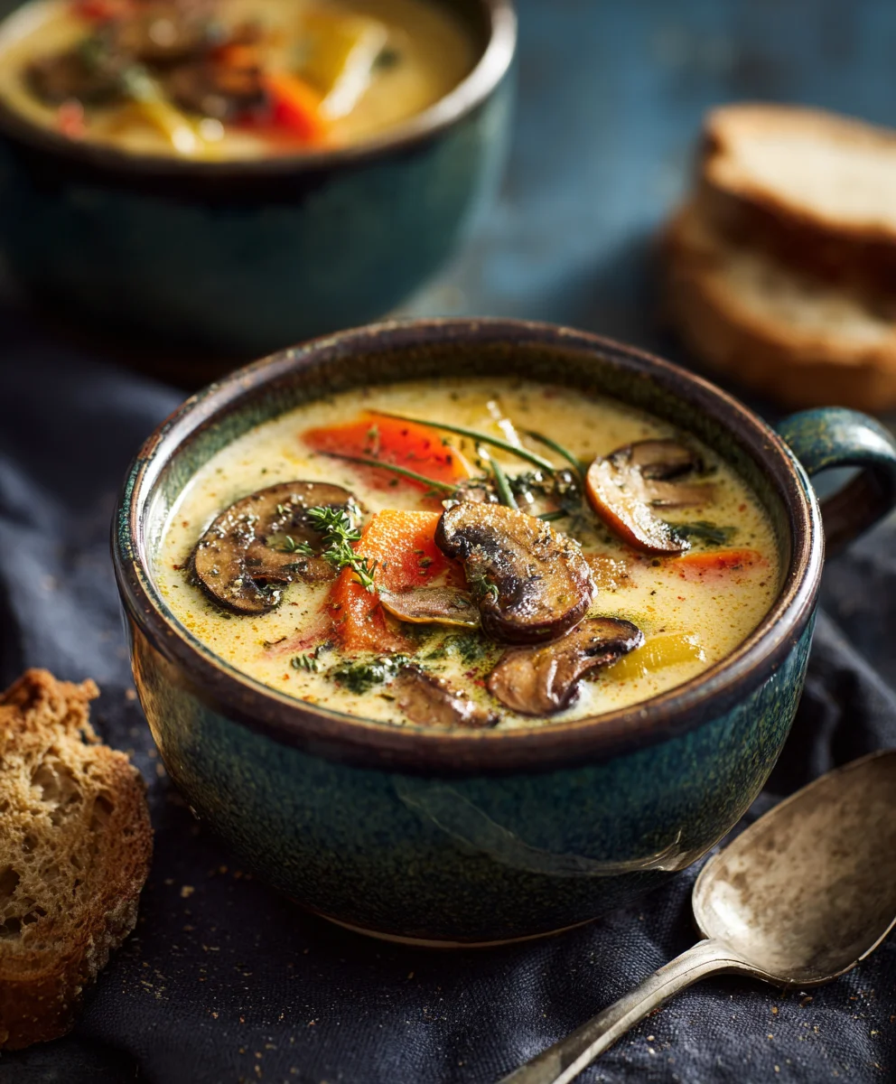 Creamy Vegetable Soup Recipe - One Pot Wonder! Easy Dinner