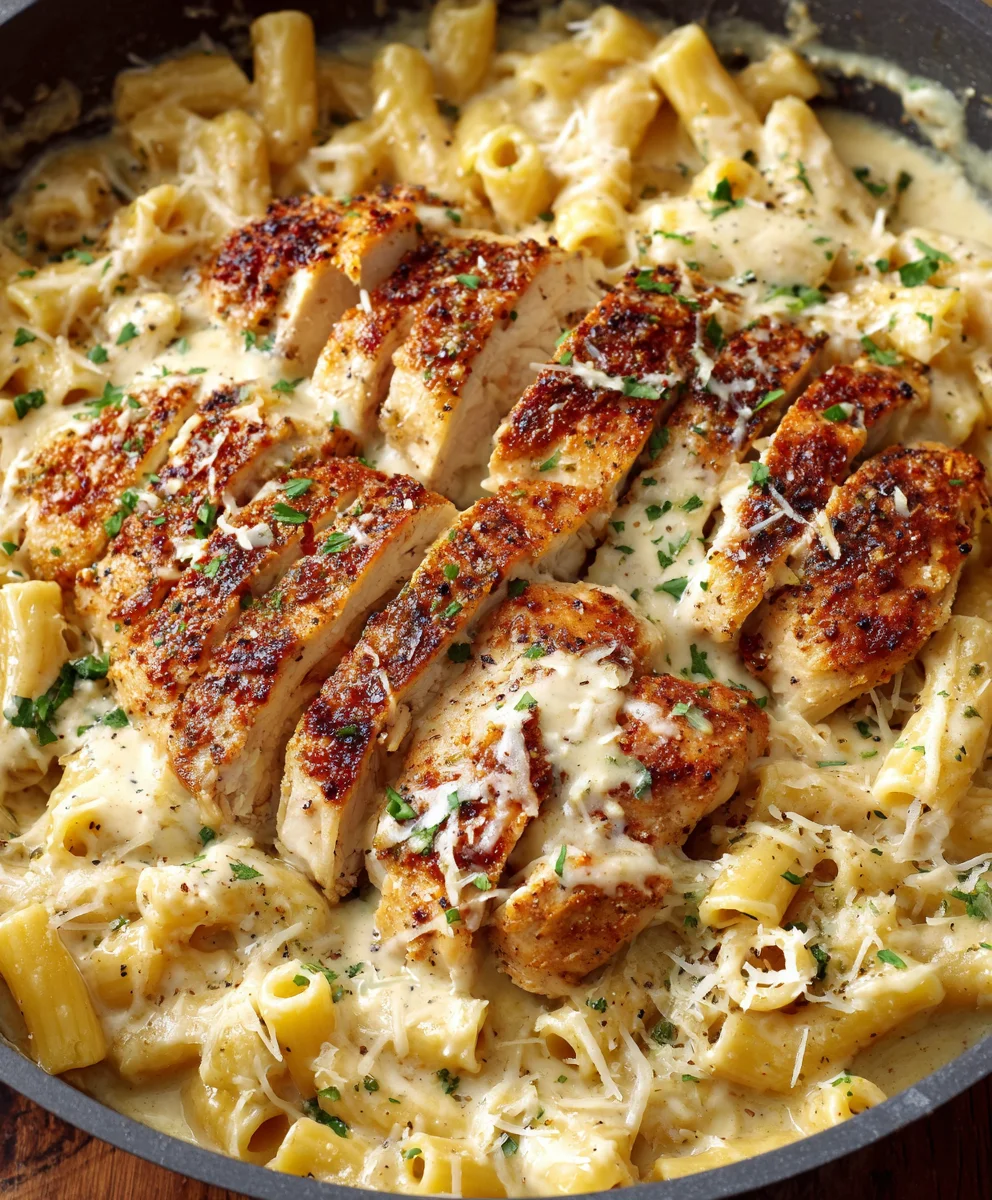 Ultimate Creamy Garlic Parmesan Chicken Pasta: You'll Crave