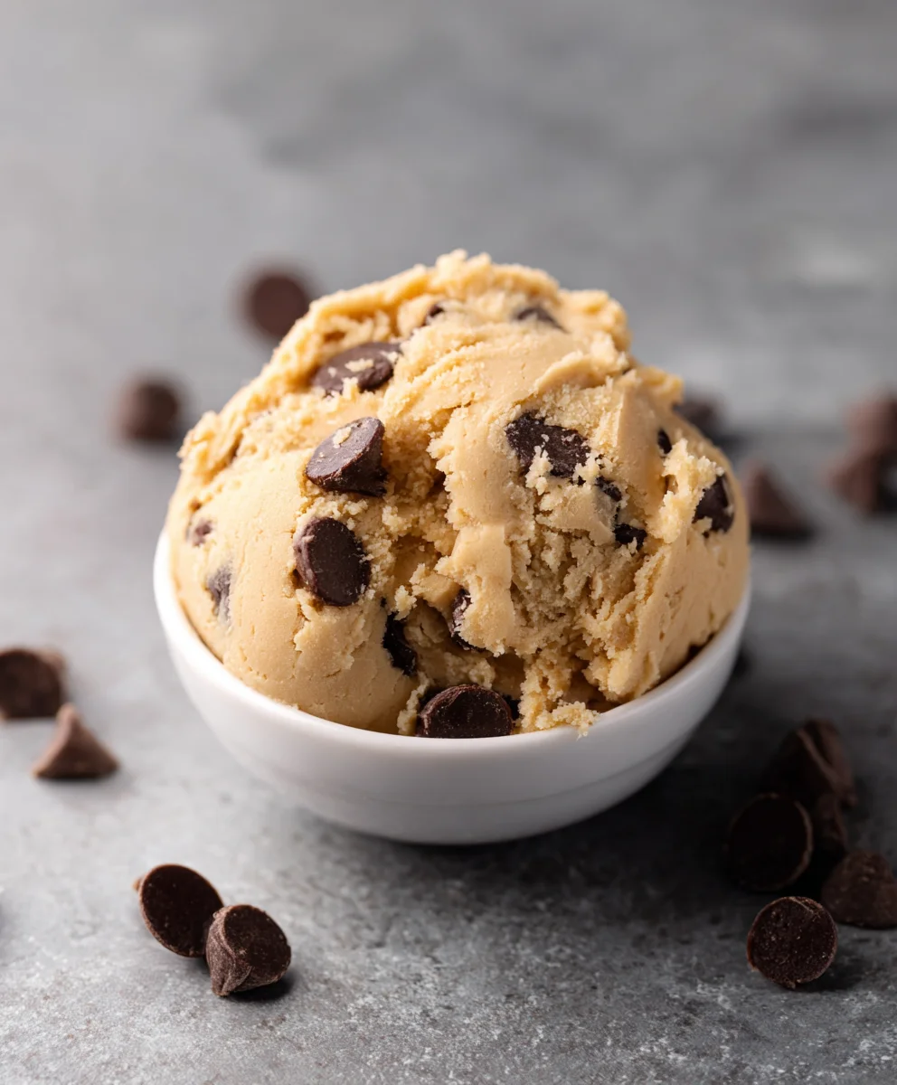 Edible Chocolate Chip Cookie Dough: Safe & Delicious!