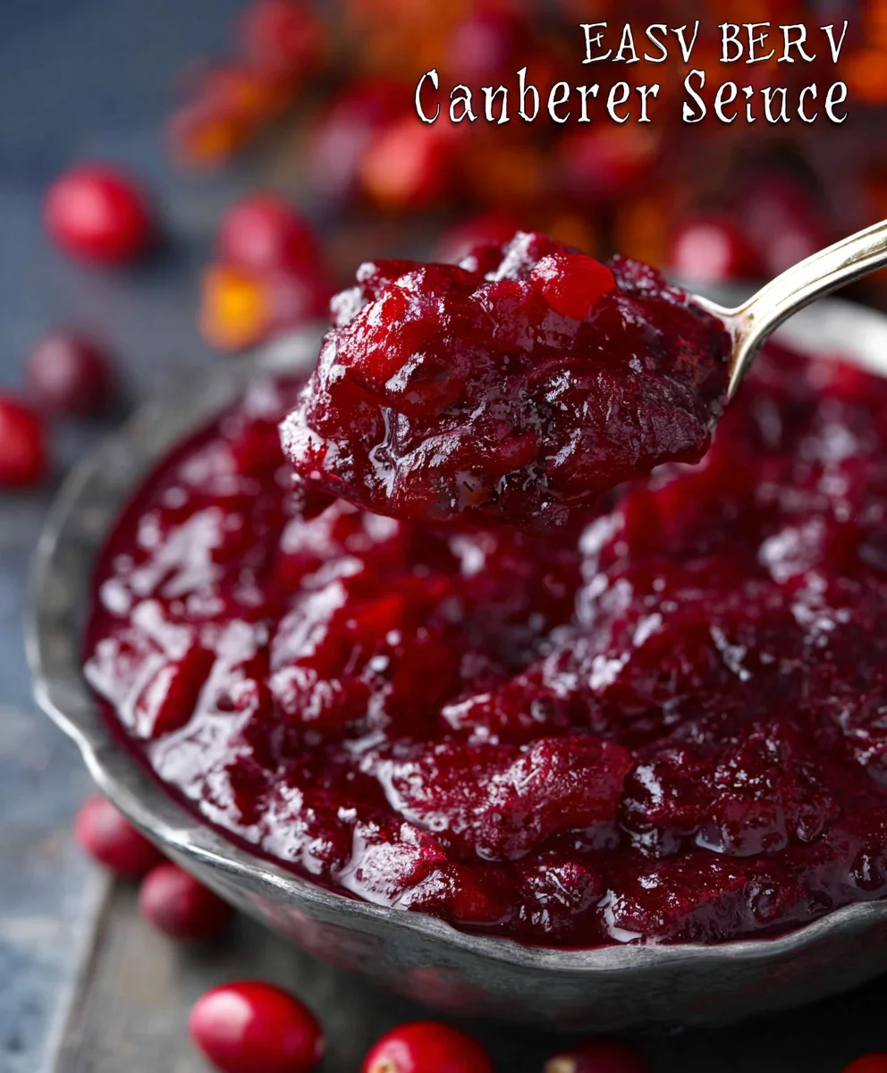 The Best Cranberry Sauce Ever: Simple & Flavorful!