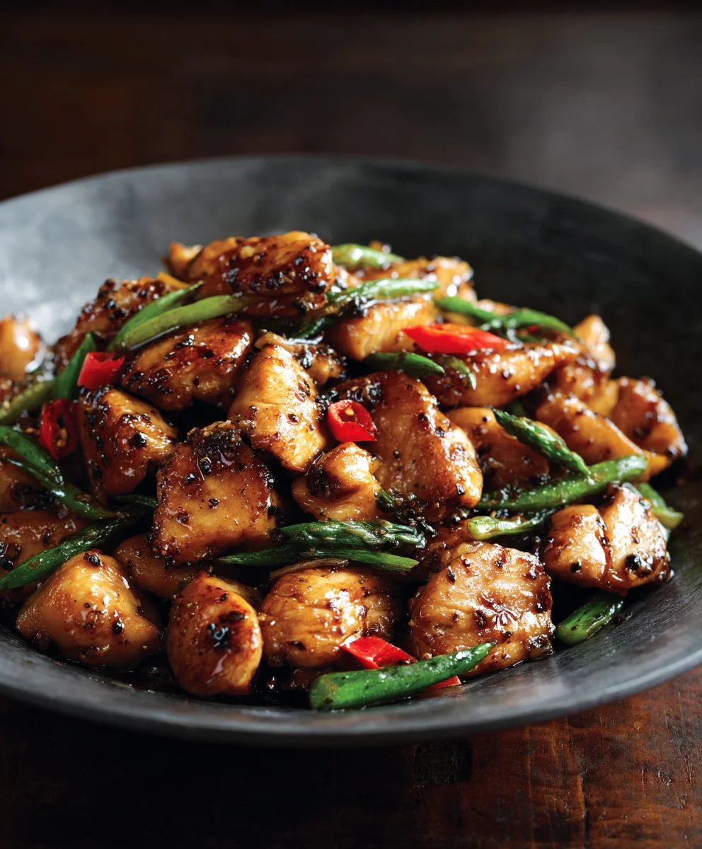 Savory Black Pepper Chicken: Quick & Easy Takeout Style