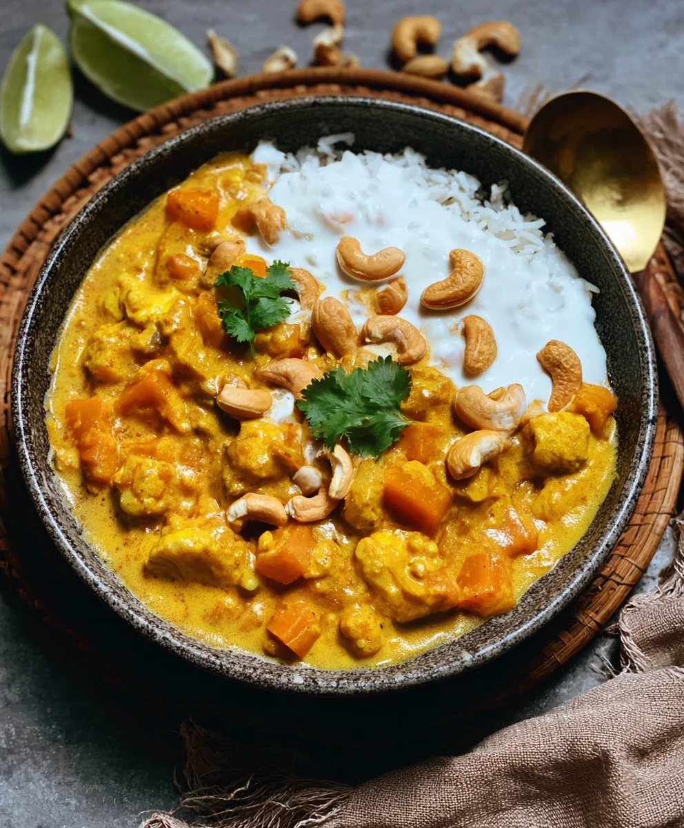 Sweet Potato Cashew Curry: Creamy & Flavorful Vegan Dish
