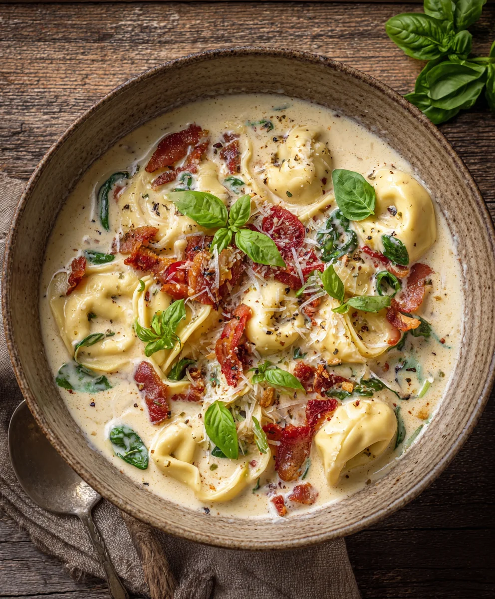 Quick & Creamy Tortellini Soup: Easy Weeknight Meal!