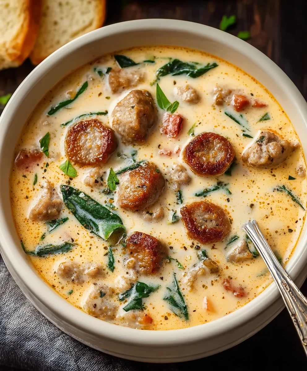 Cozy Creamy Sausage Soup Recipe: Quick & Delicious Dinner!