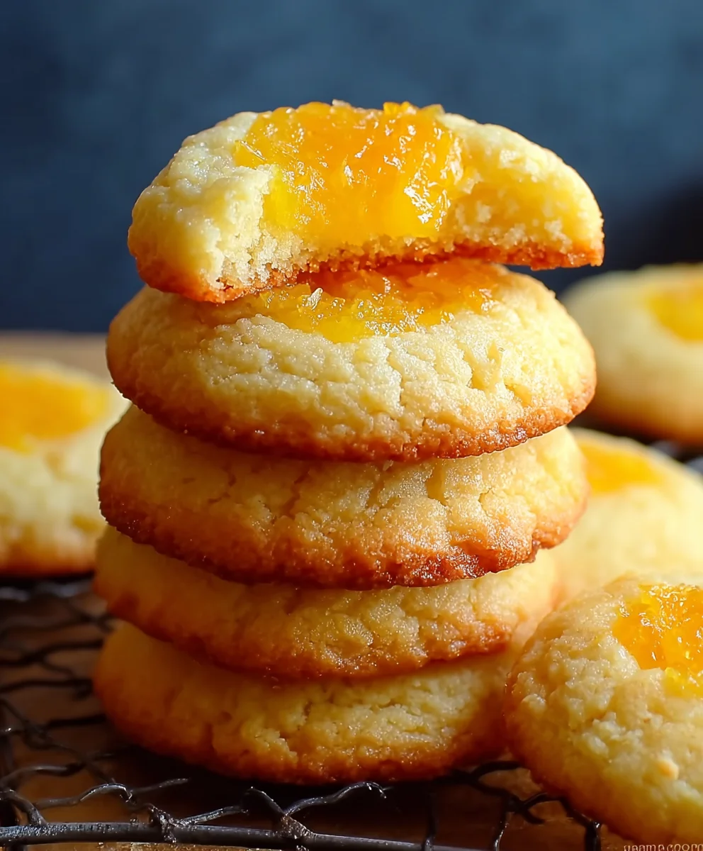 Soft Citrusy Orange Cookies