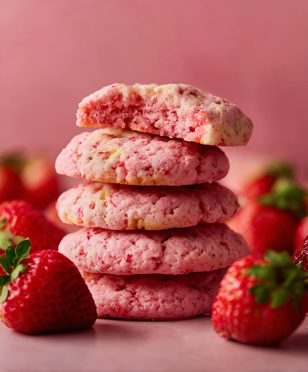 Super Easy Strawberry Cake Mix Cookies: Delicious & Quick!