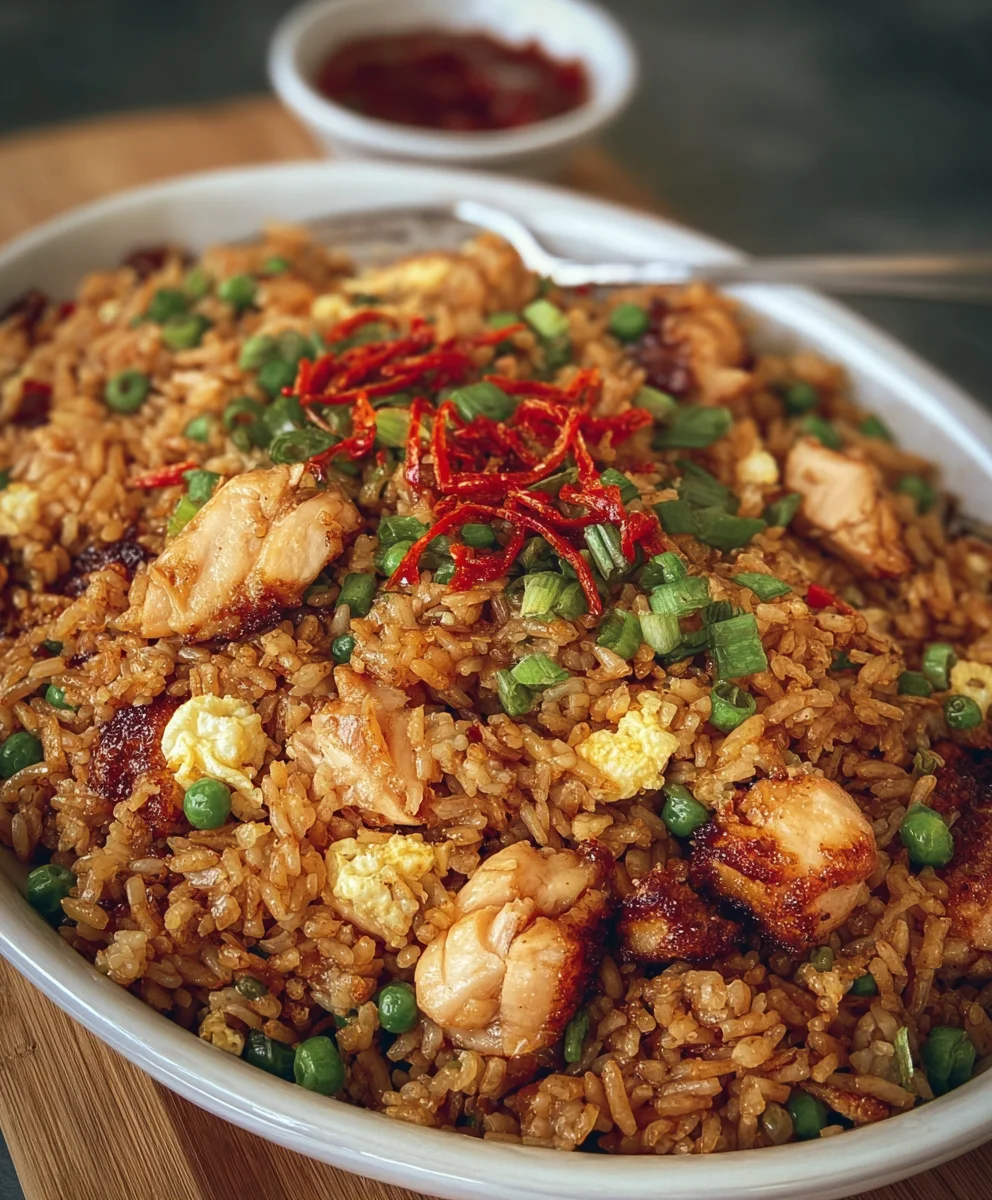 Irresistible BBQ Chicken Fried Rice - Quick & Delicious Meal