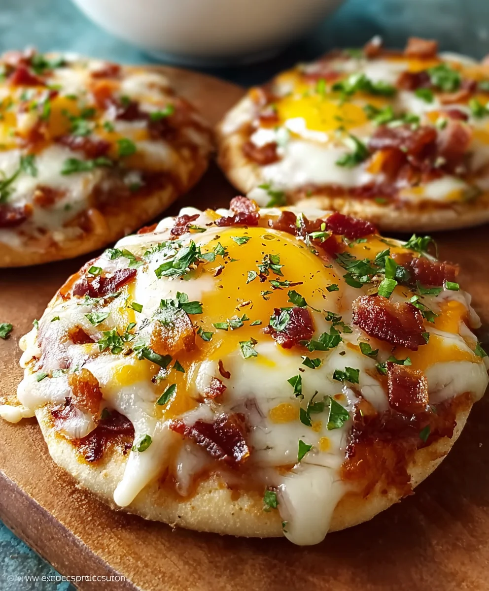 Easy English Muffin Breakfast Pizza - Quick & Delicious!