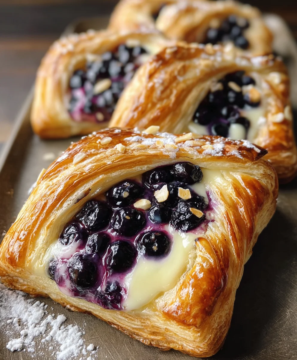 Blueberry Cheese Danish: Easy Homemade Brunch Treat!