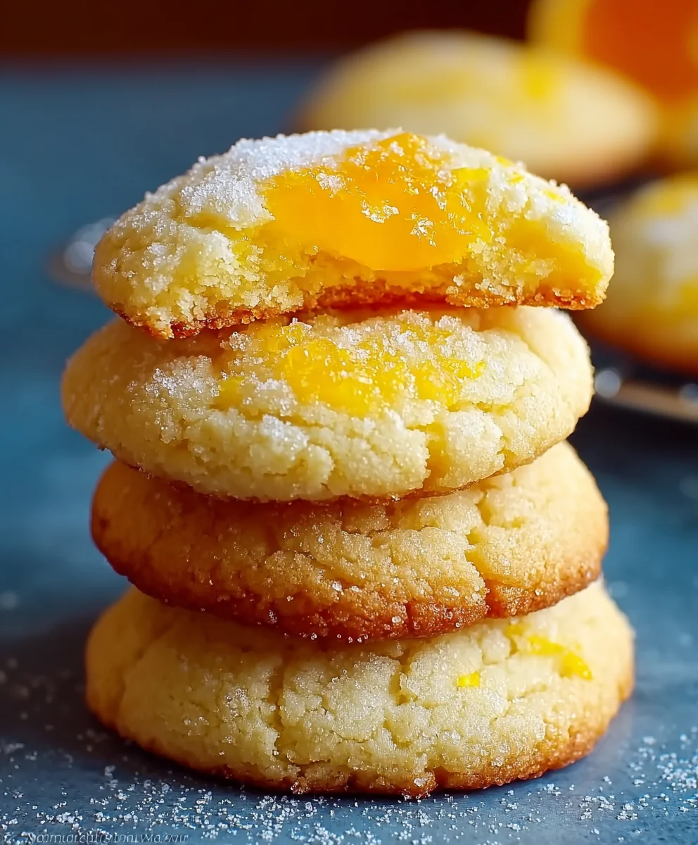 Soft Citrusy Orange Cookies