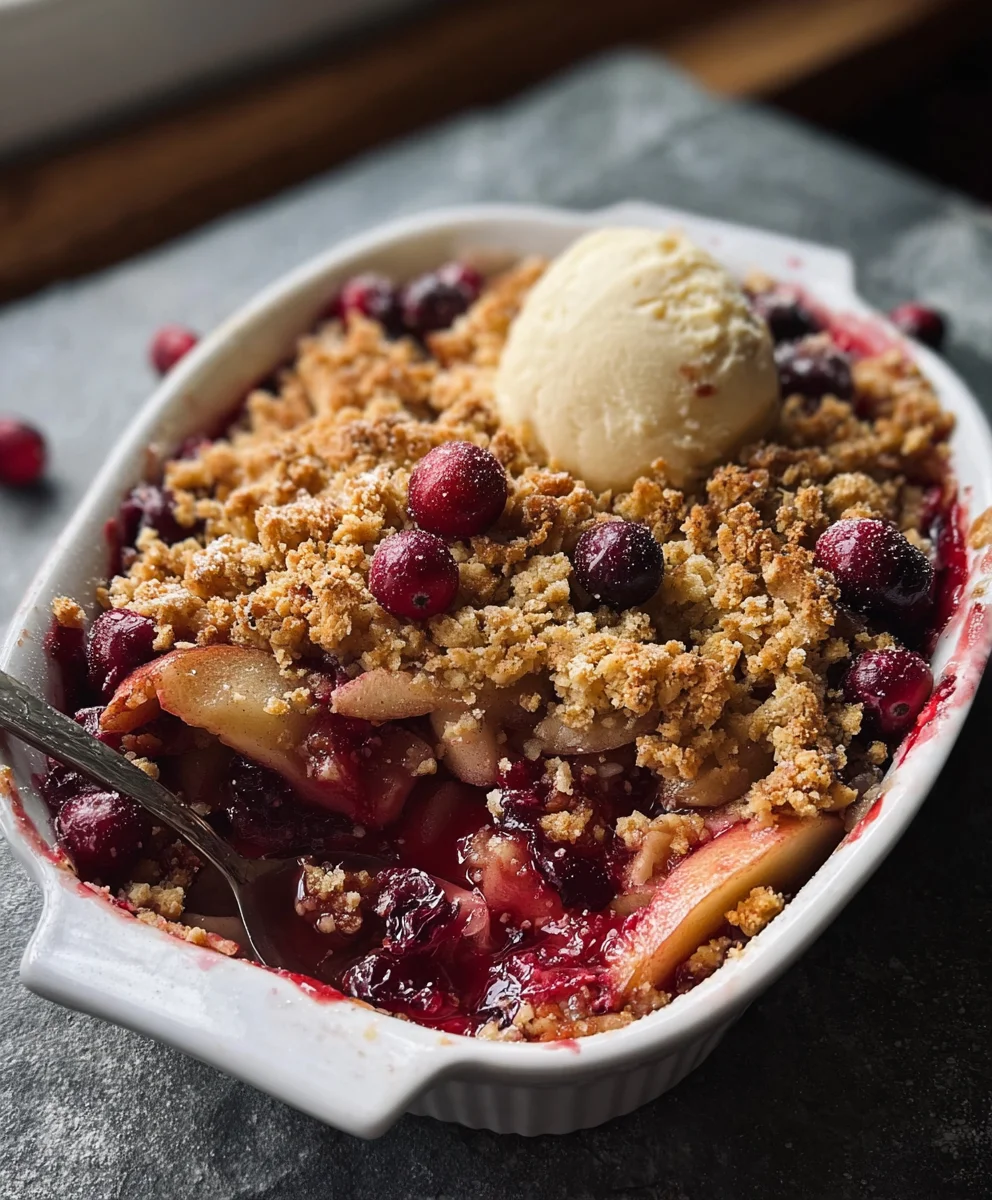 Cranberry Apple Crumble: Easy, Delicious Dessert Recipe!