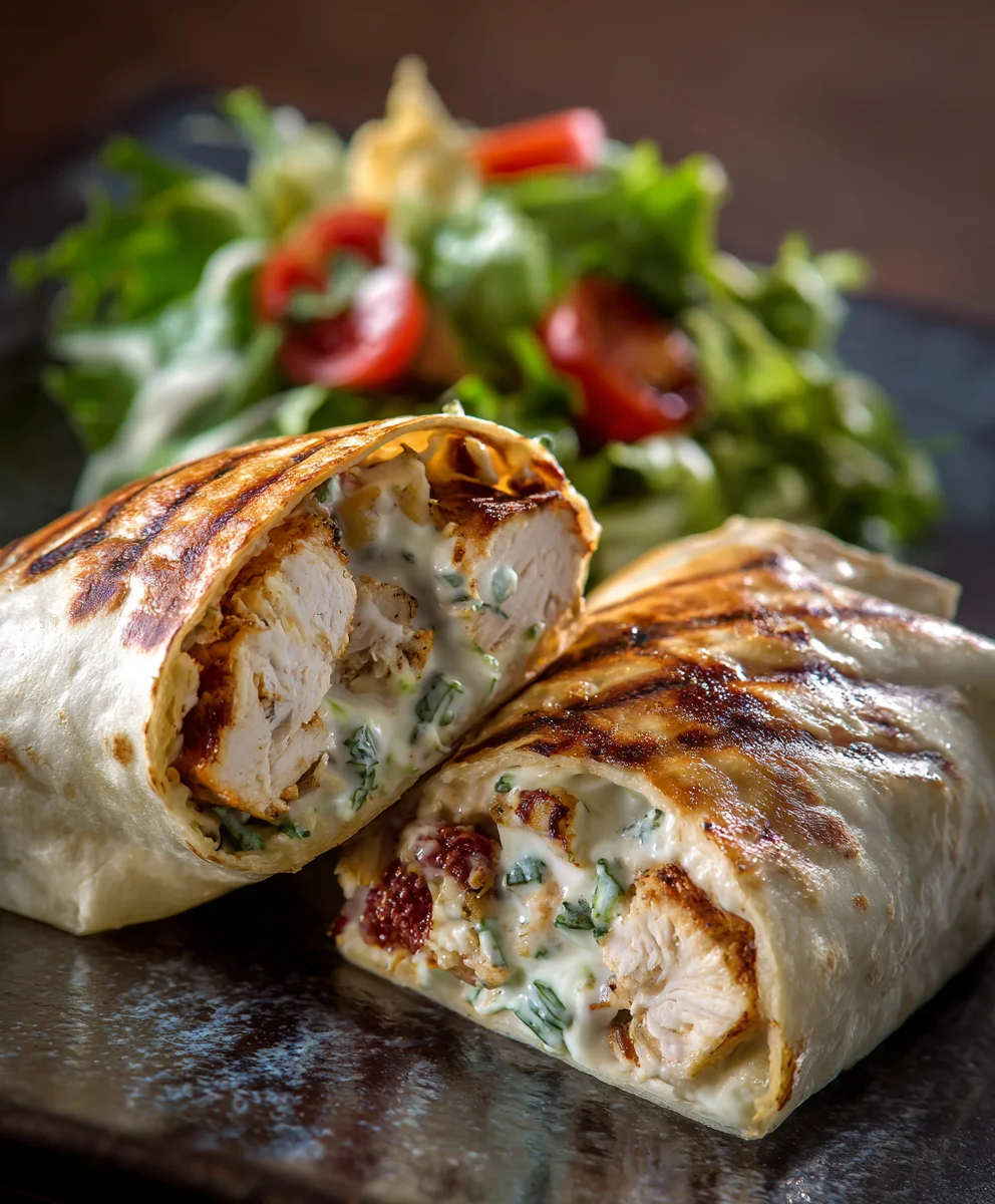 Chipotle Ranch Grilled Chicken Burrito Recipe