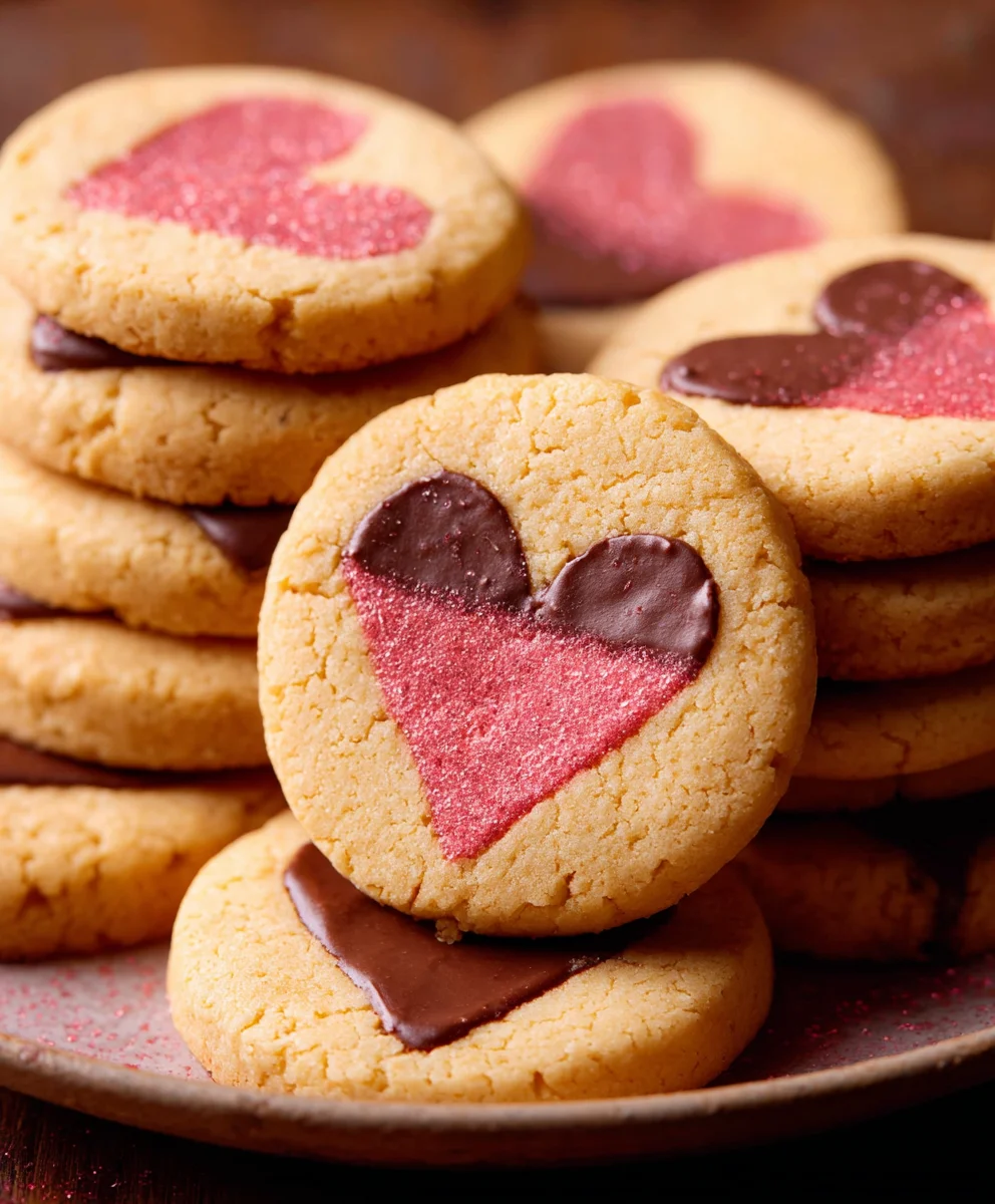 Easy Slice-and-Bake Non-Alcoholic Valentine's Cookies