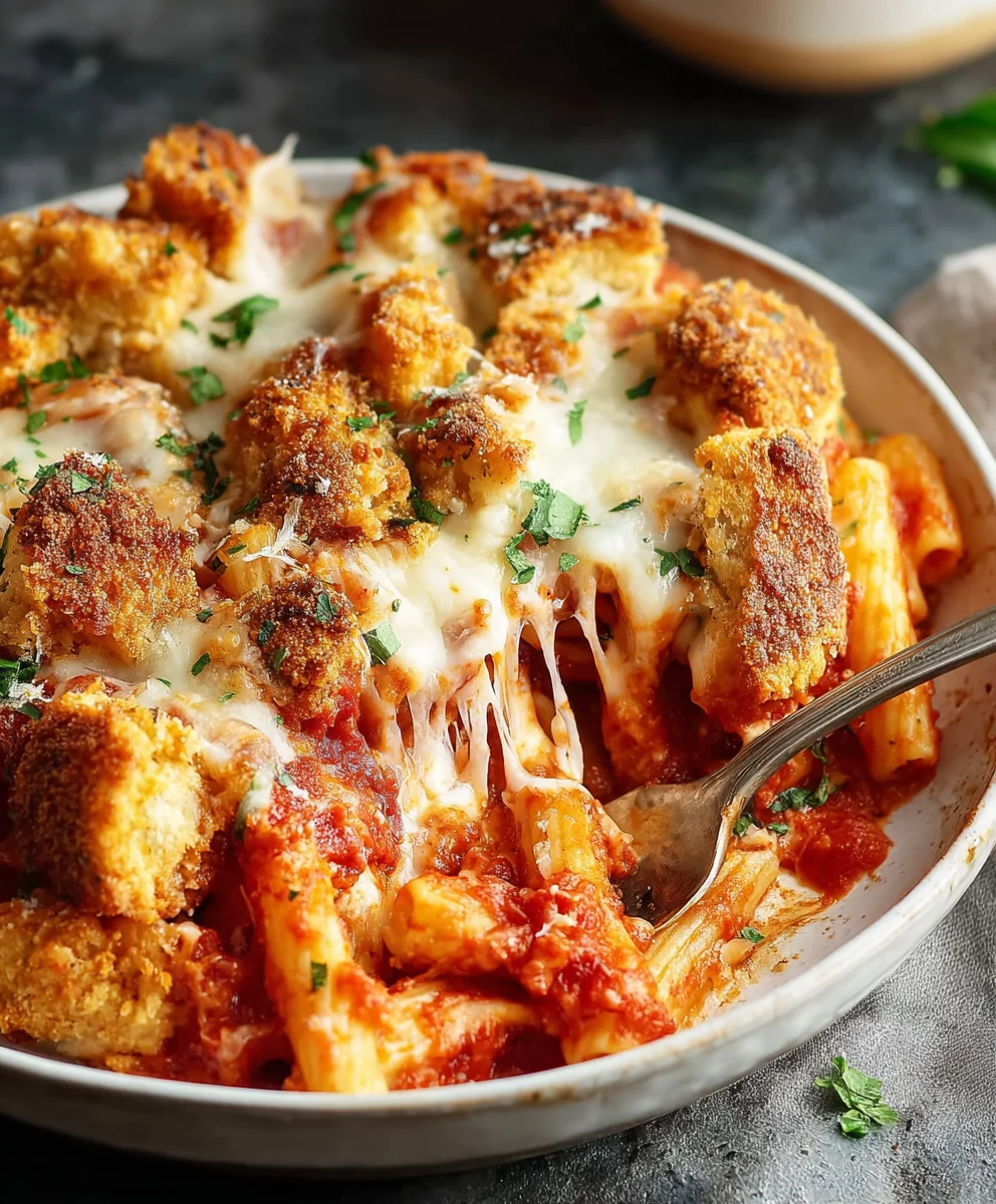 Easy Chicken Parmesan Casserole Recipe
