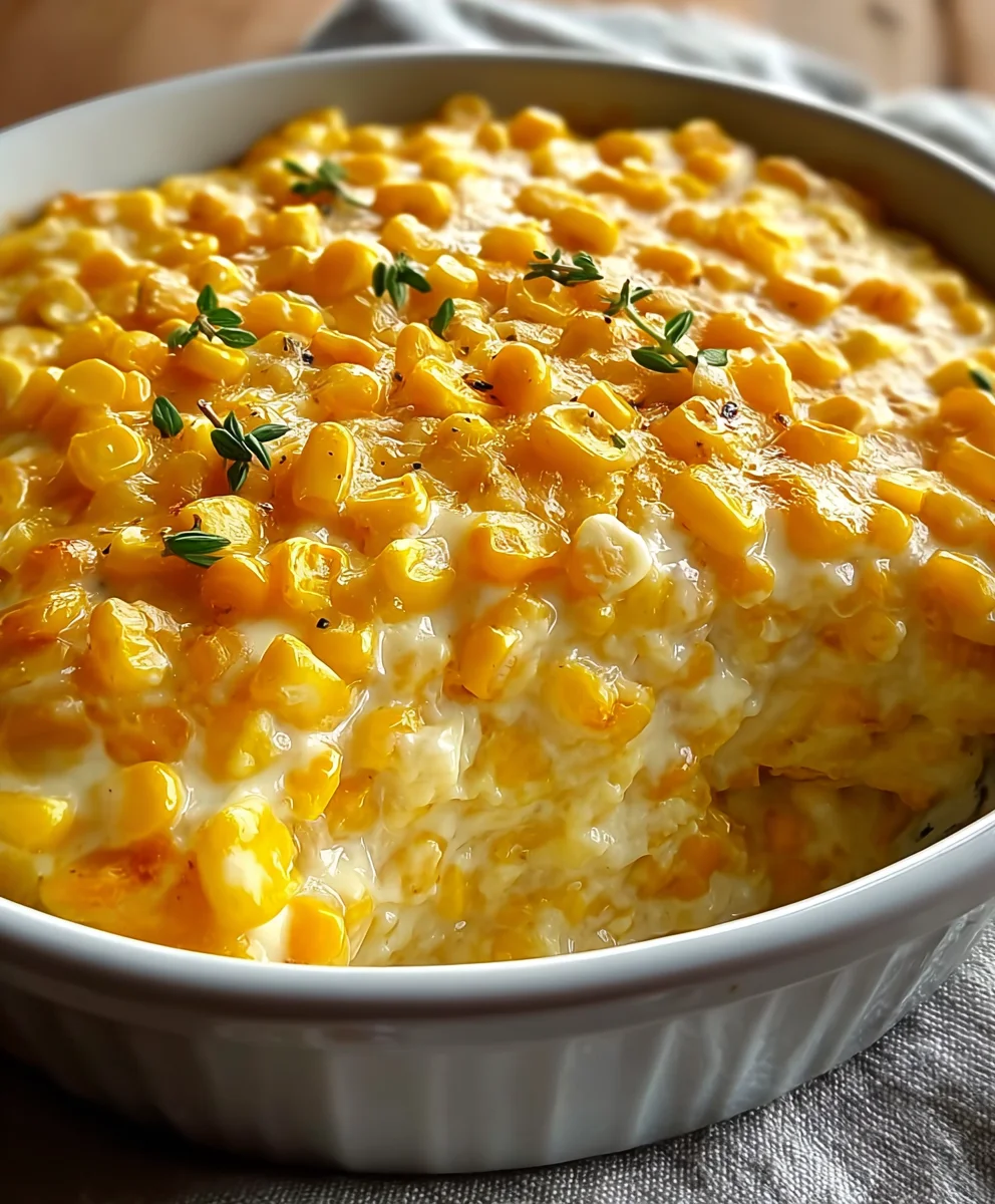 Easy Cream Cheese Corn Bake Recipe- Delicious Side Dish