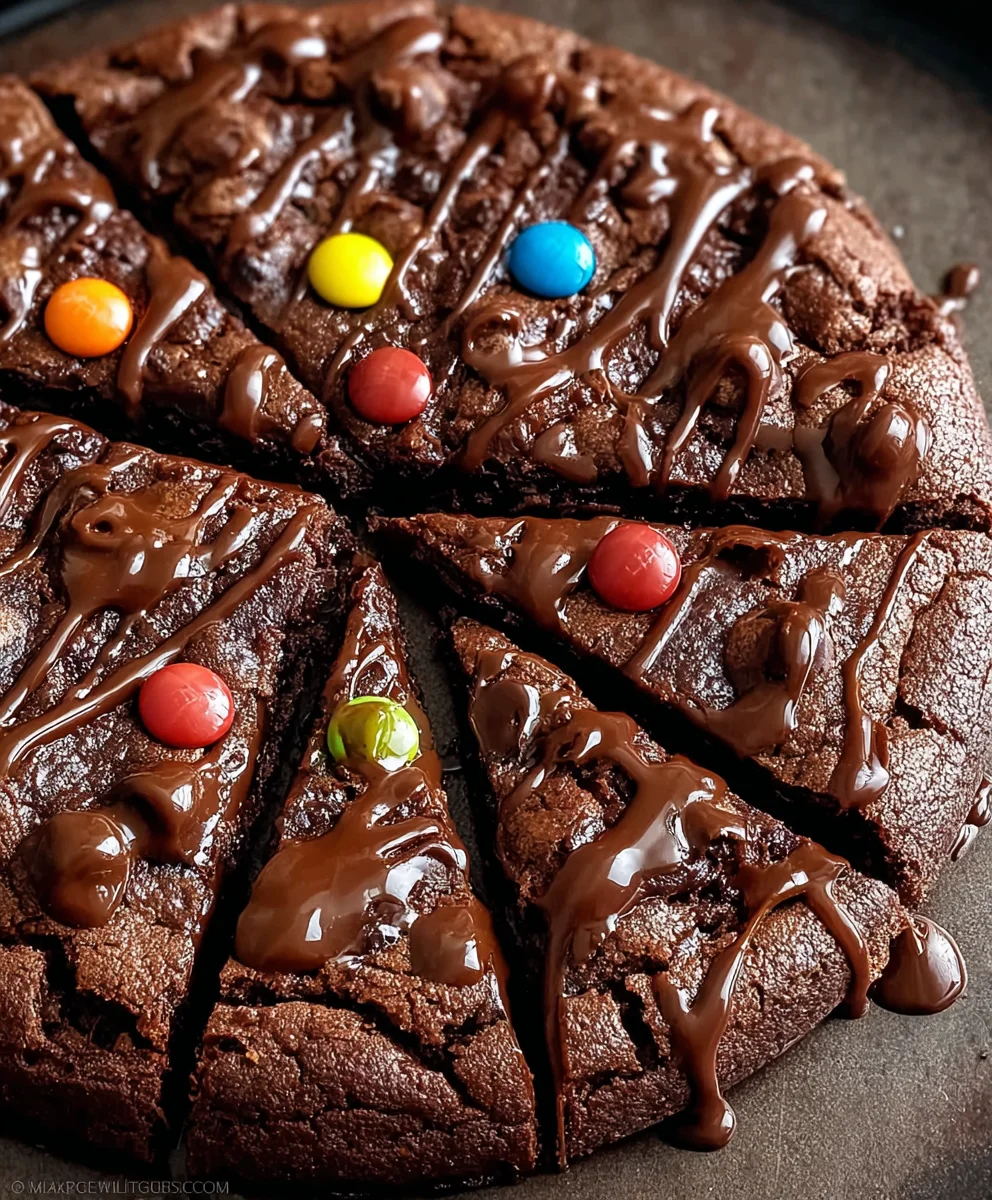 Easy Chocolate Brownie Pizza Recipe for Sweet Indulgence!