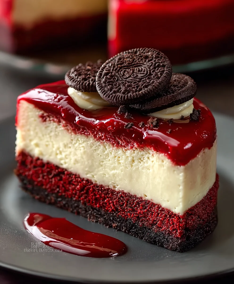Decadent Red Velvet Cheesecake Recipe-Best Dessert