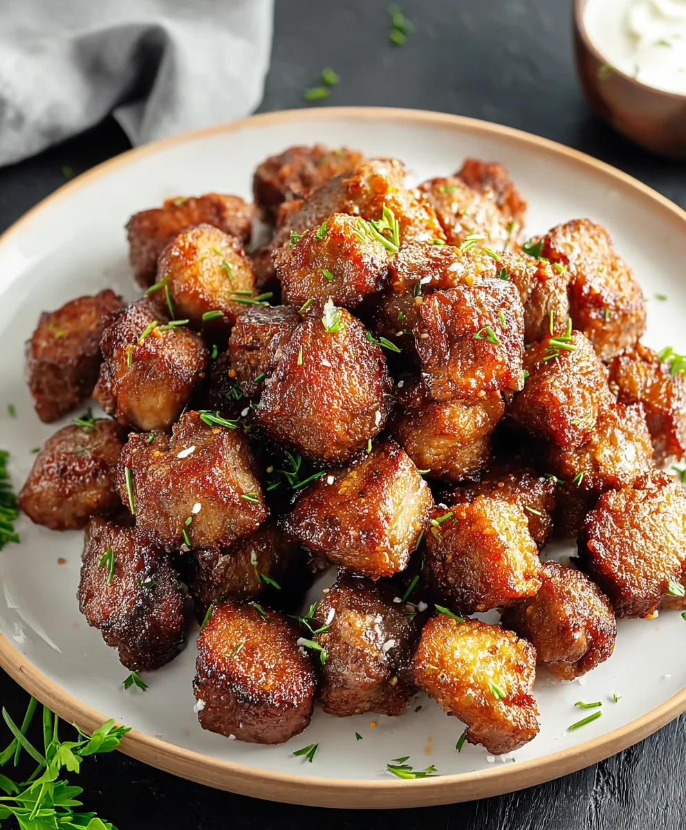 Air Fryer Beef Chop Bites - Quick & Easy Recipe