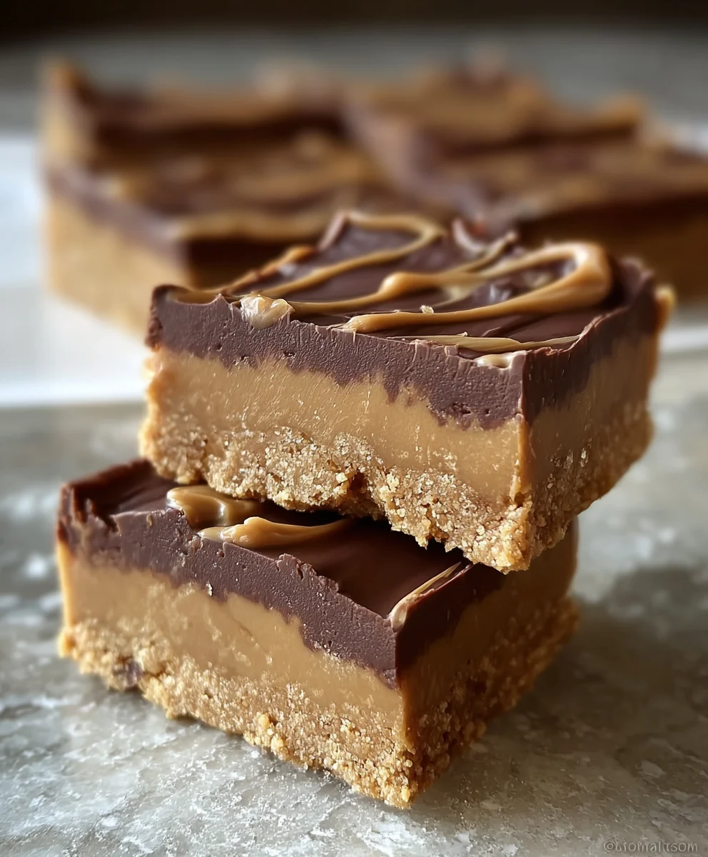 Easy Peanut Butter Bars-Delicious & Simple Treat