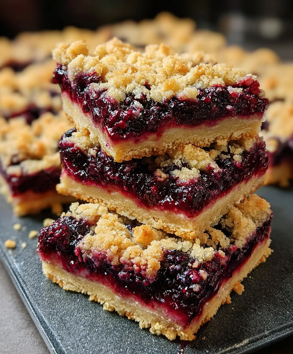 Delicious Blackberry Pie Crumble Bars Recipe – Easy Treat!
