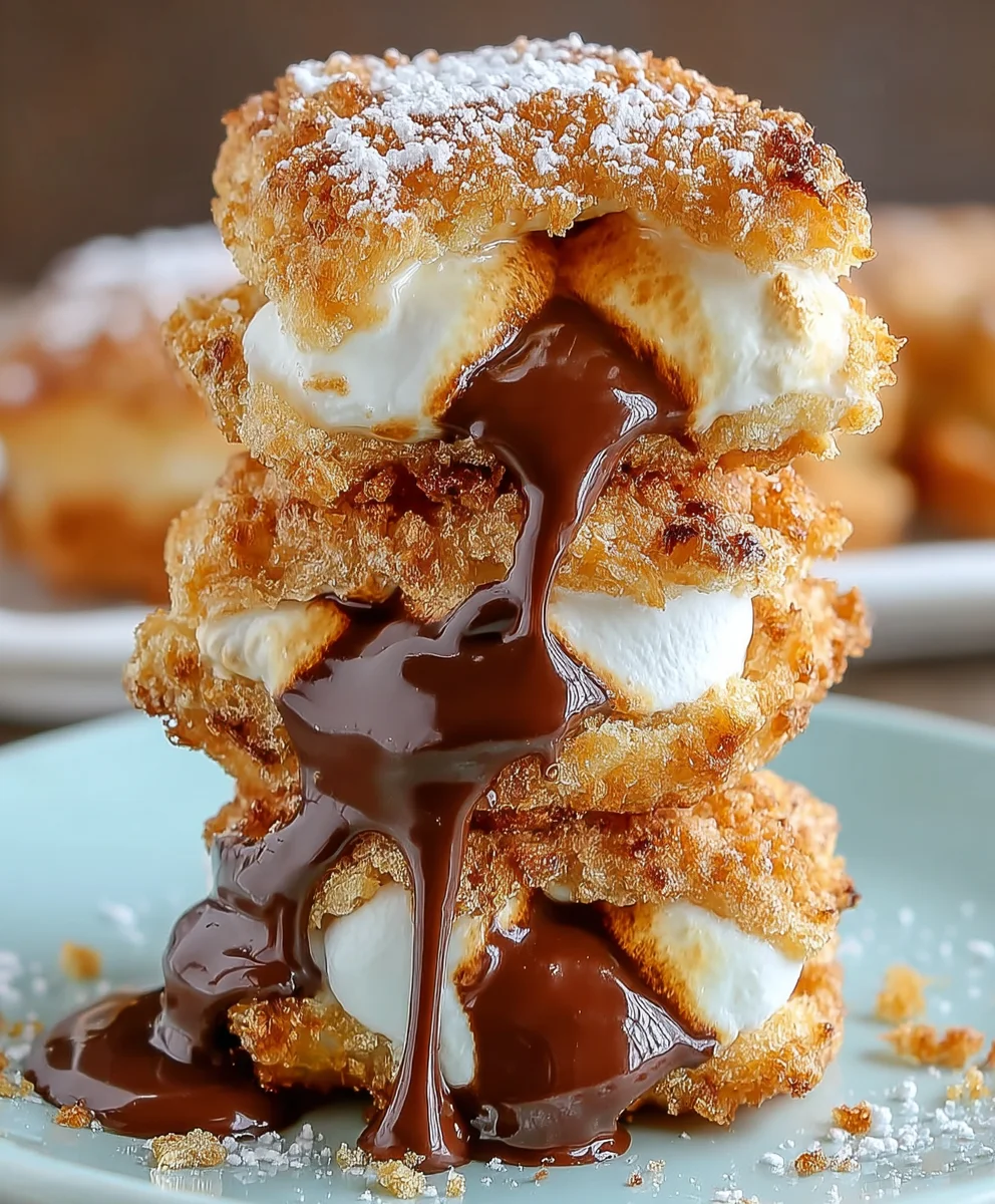 Deep Fried S-Mores-Ultimate Decadent Dessert