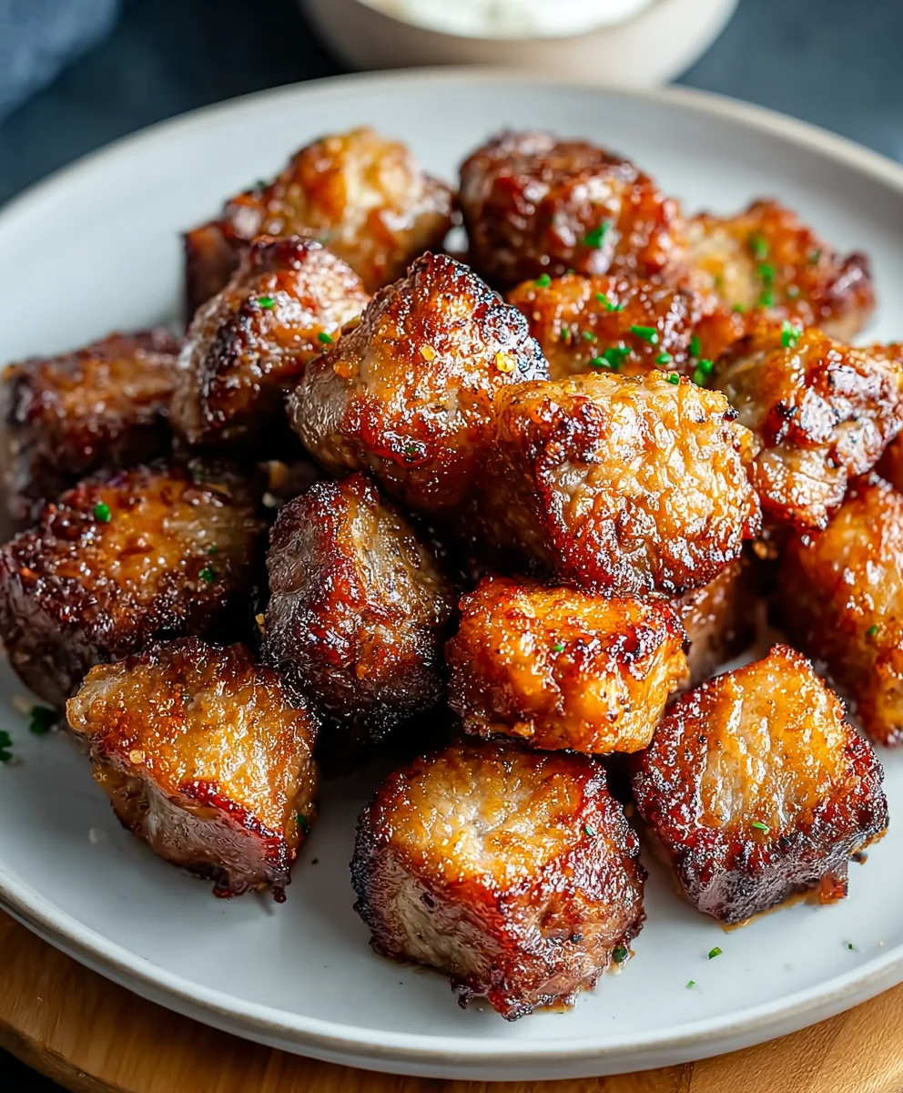 Air Fryer Beef Chop Bites - Quick & Easy Recipe