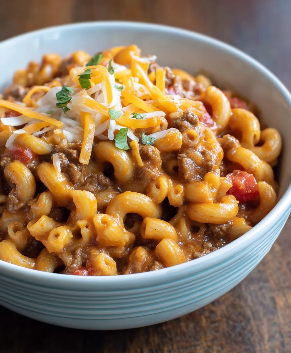 Crock Pot Beef Chili Mac Recipe Easy One-Pot Dinner