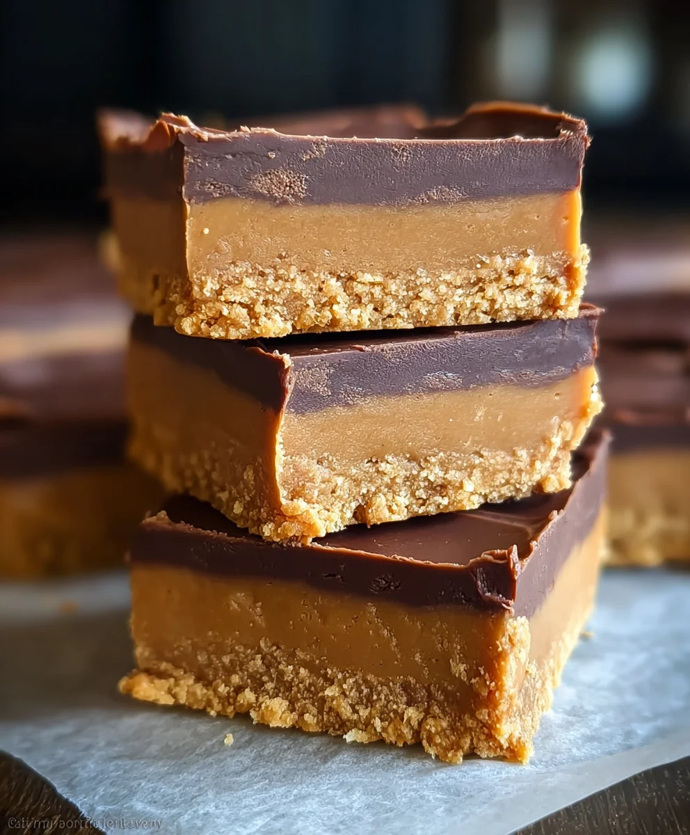 Easy Peanut Butter Bars-Delicious & Simple Treat