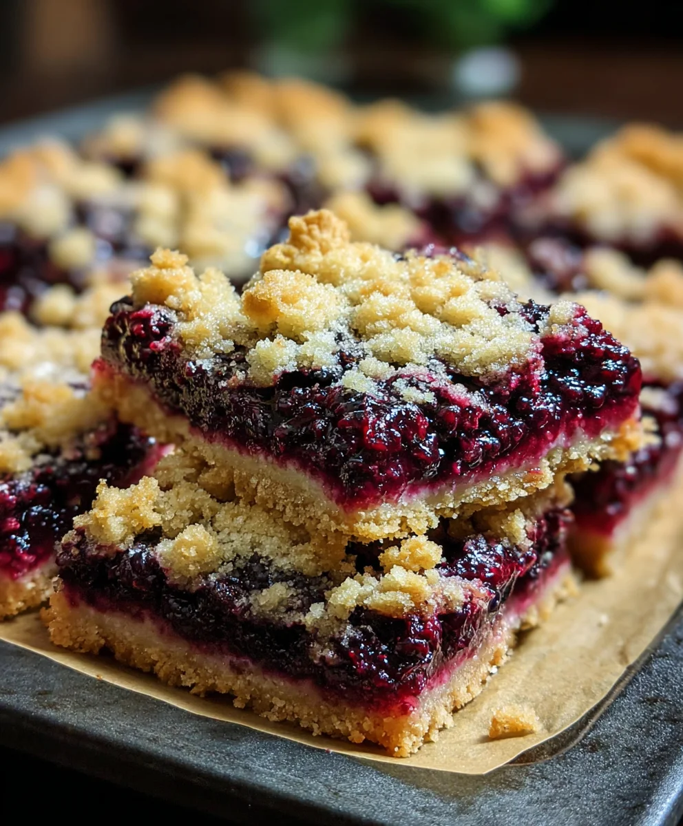 Delicious Blackberry Pie Crumble Bars Recipe – Easy Treat!