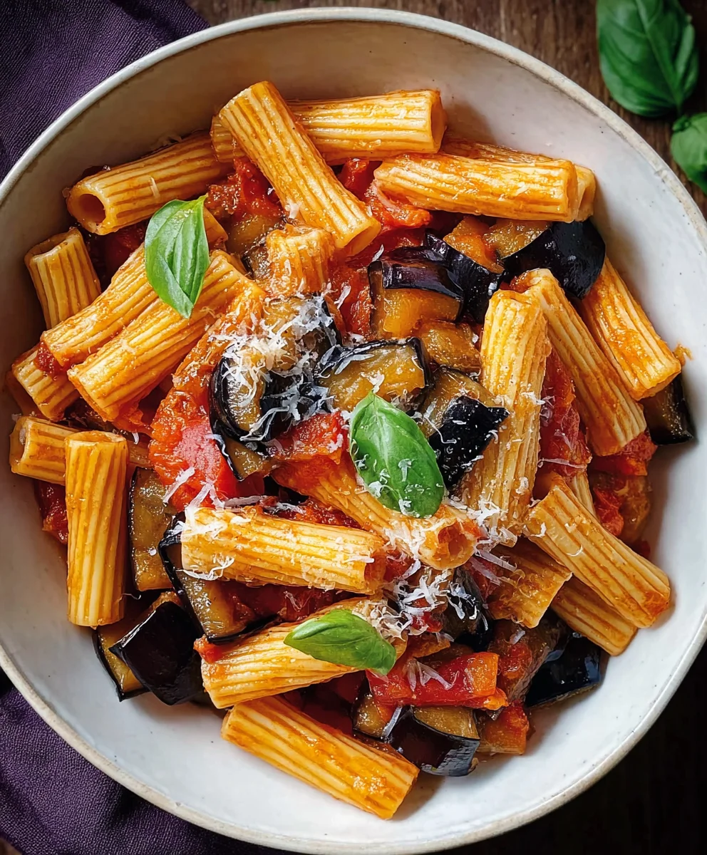 Authentic Pasta alla Norma Recipe- Sicilian Eggplant Pasta