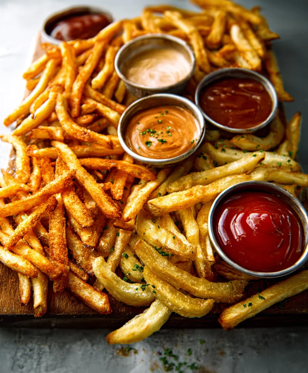 French Fry Board Recipe- Easy Gourmet Appetizer