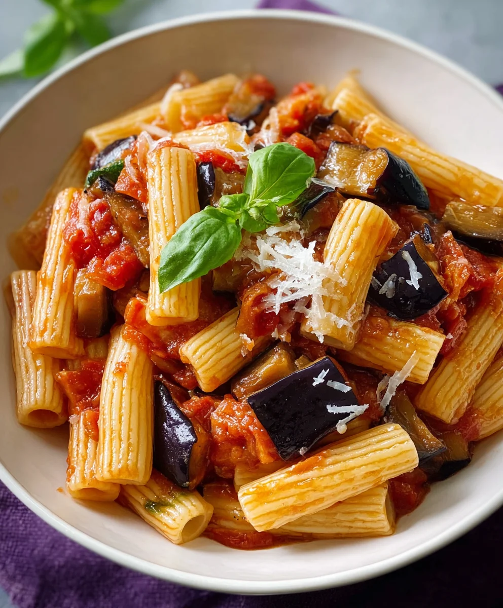 Authentic Pasta alla Norma Recipe- Sicilian Eggplant Pasta