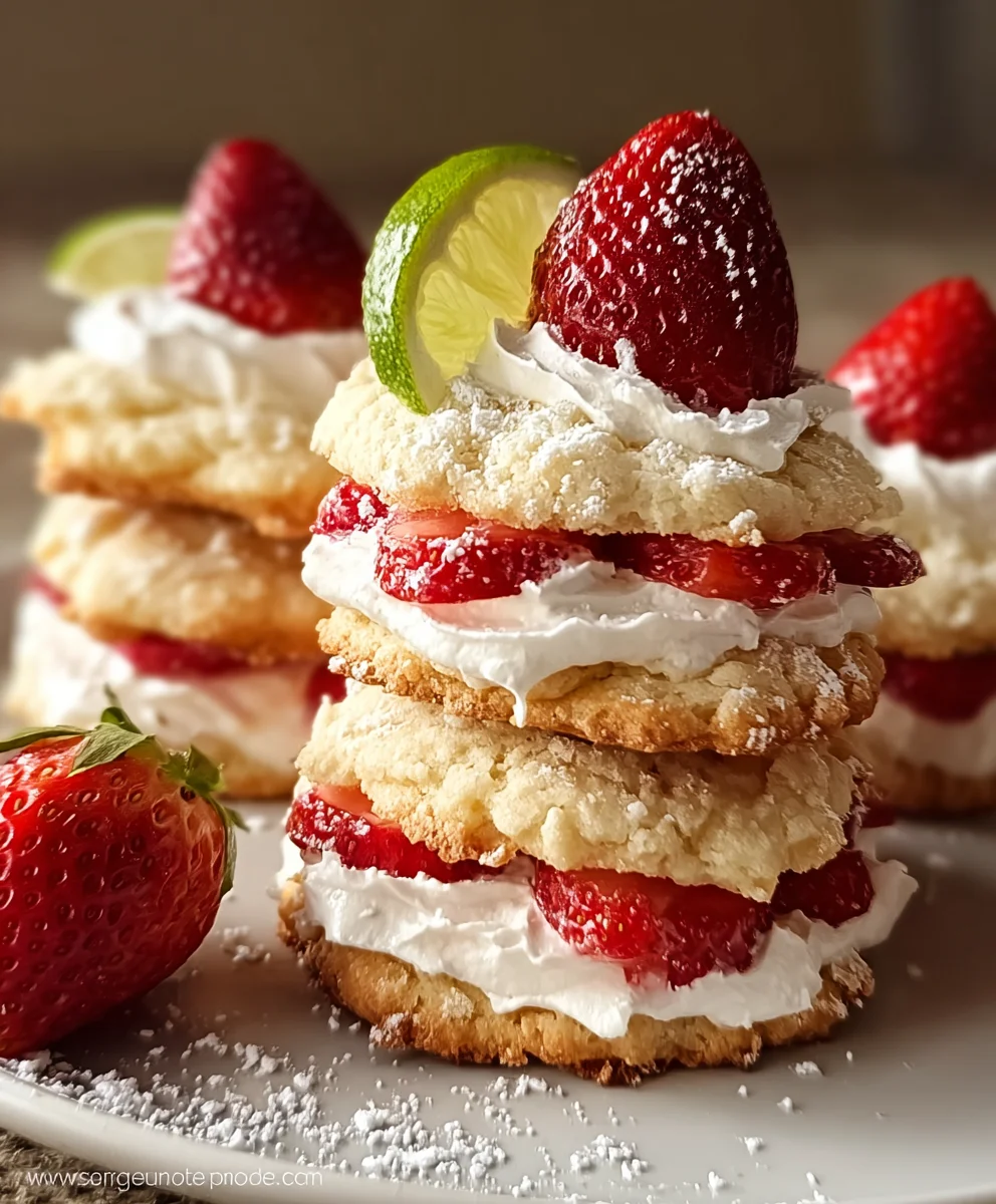 Easy Strawberry Shortcake Cookie Recipe