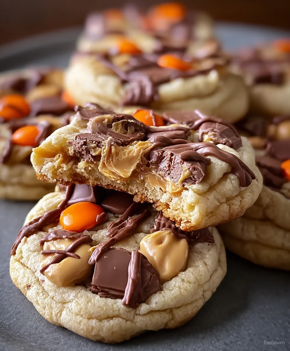 Reese's Cheesecake Cookies-Irresistible Peanut Butter Swirl