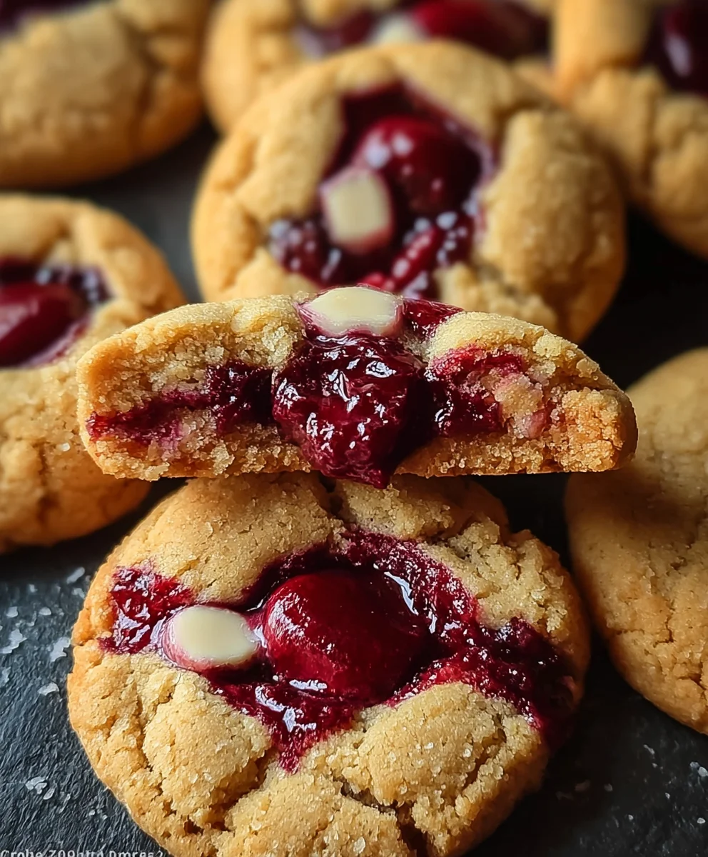 Cherry Pie Cookies - Easy & Delicious Dessert Treat