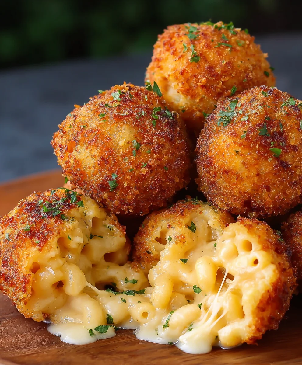 Crispy Fried Mac Cheese Balls - Easy Recipe