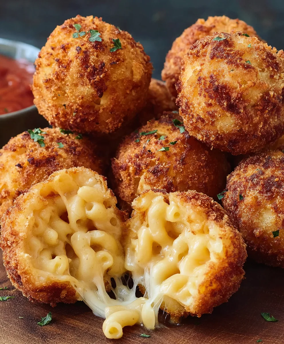 Crispy Fried Mac Cheese Balls - Easy Recipe