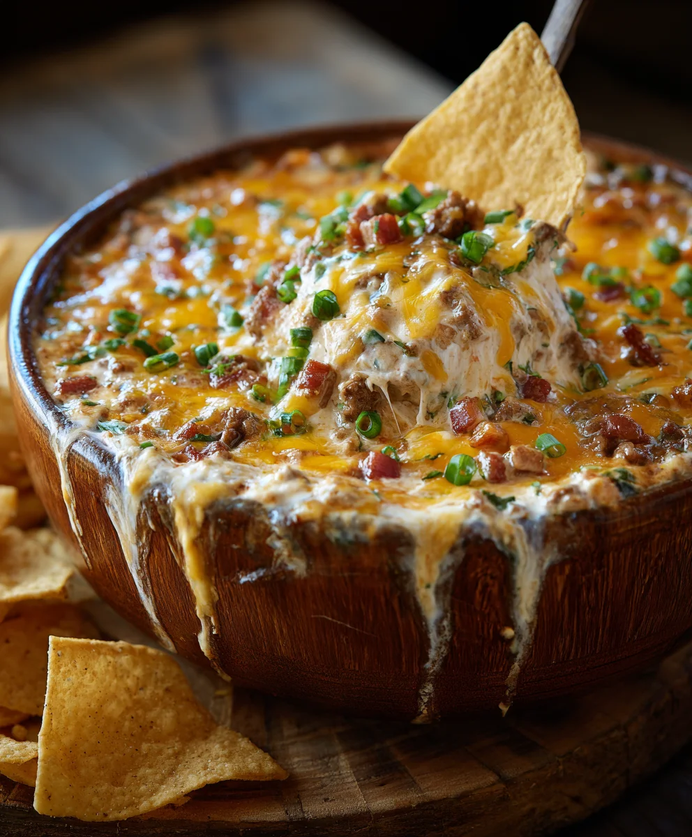 Texas Trash Dip - Gooey Cheesy Party Favorite Recipe