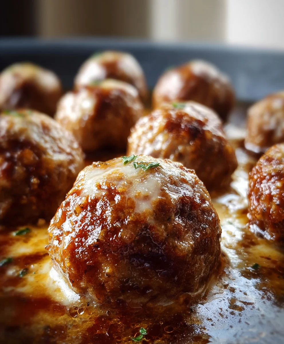 Crockpot French Onion Beef Meatballs: Comfort Food Bliss!