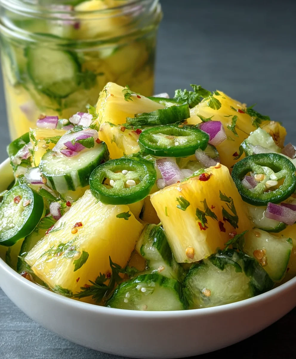 Refreshing Pineapple Cucumber Salad - Easy Summer Side