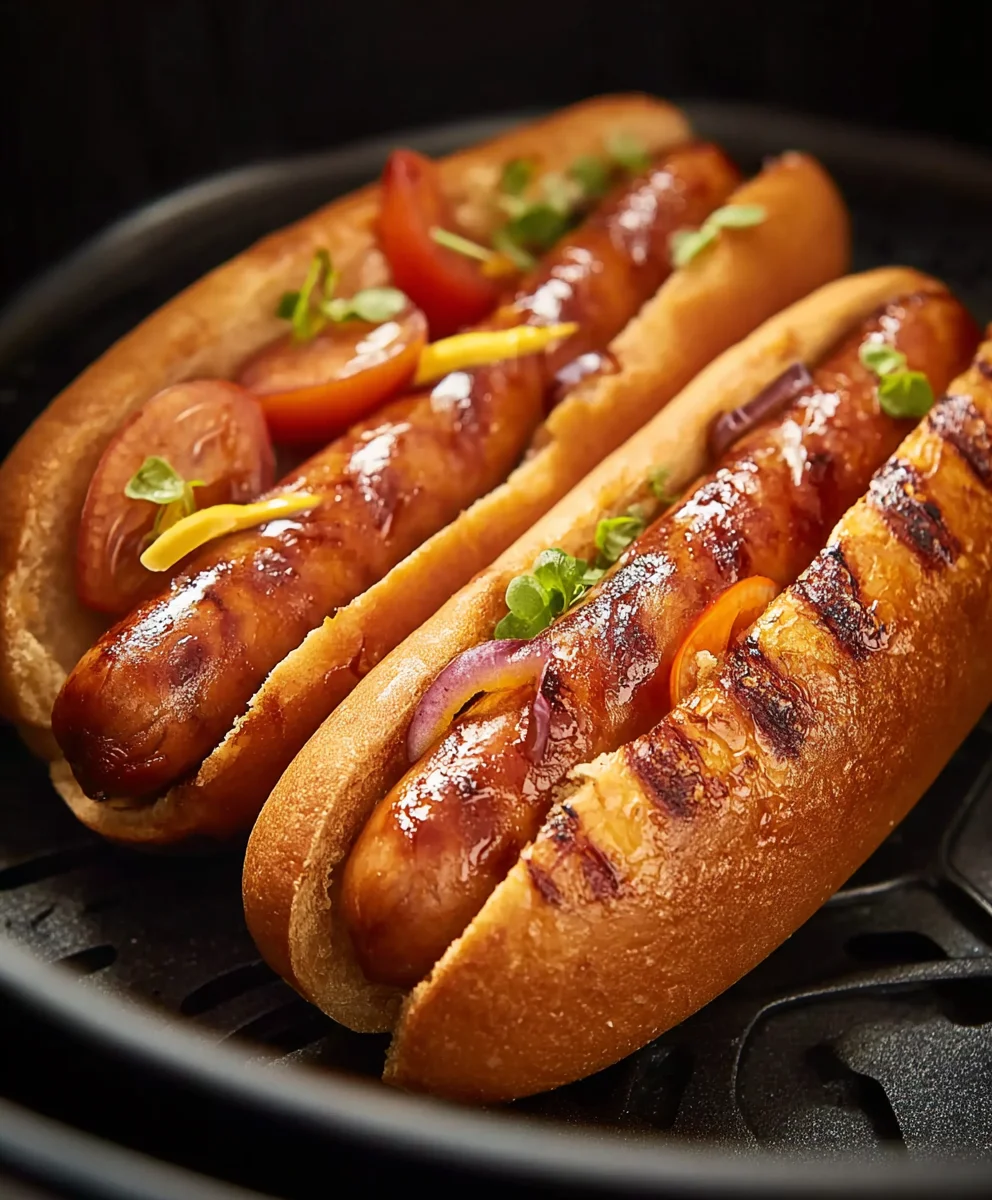 Air Fryer Hot Dogs- Quick & Delicious Beef Sausage Recipe