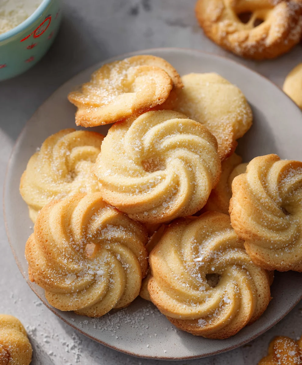 Melt-in-Your-Mouth Danish Butter Cookies Recipe