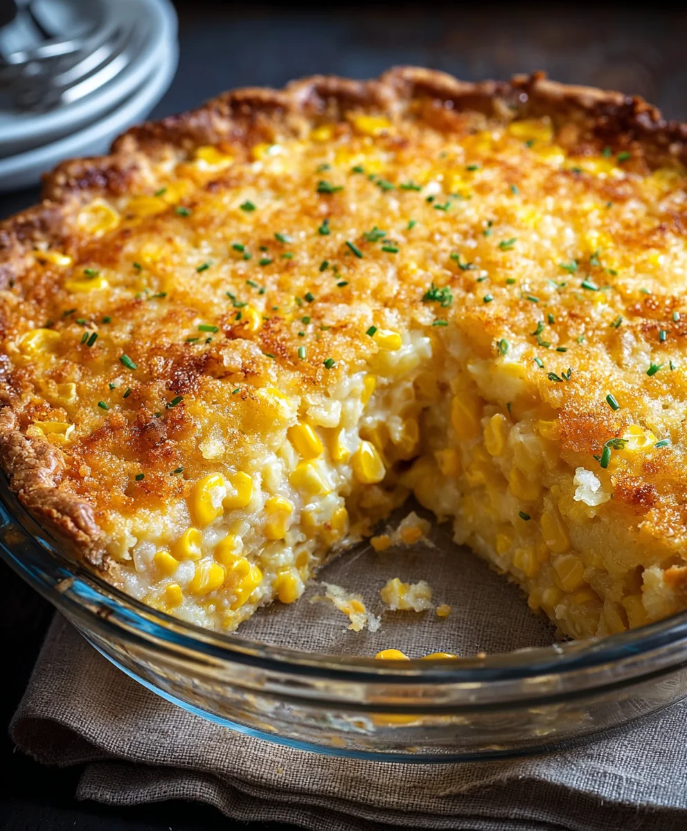 Best Cheddar Sweet Corn Pie – Simple, Creamy, & Flavorful